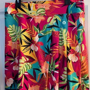 Dono Jo Classic Skirt / Skort (Orchids) 19" - Orchids / Size 3 (XL) / 19"